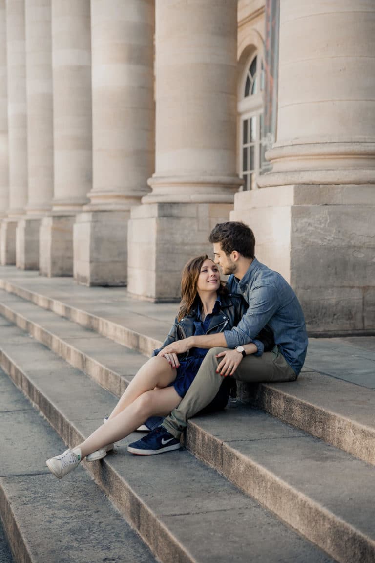 Séance photo en amoureux dans les rues de Bordeaux