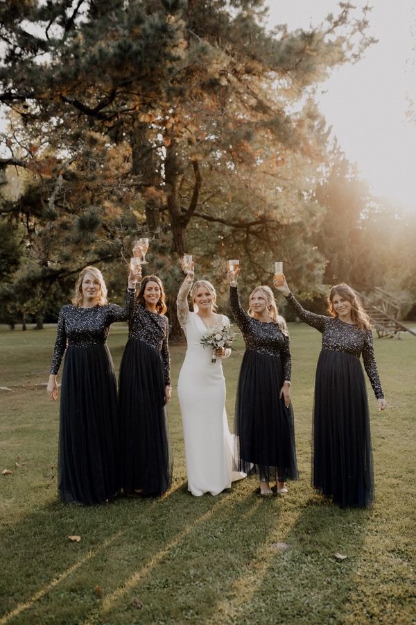 photo temoins demoiselle honneur mariage